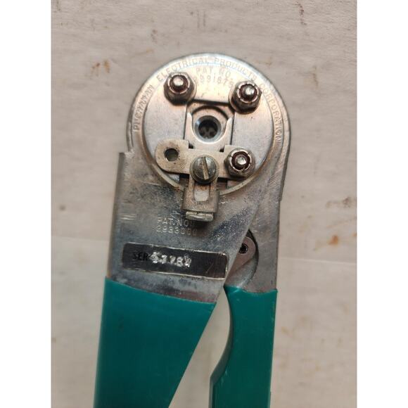 Buchanan Tools 615466 Ratchet Hand Crimp Crimper Tool Amerace Corp - Picture 3 of 10